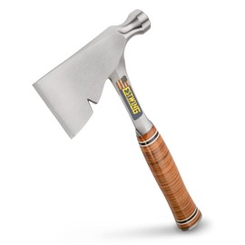 ESTWING Carpenter's Hatchet - 13" Carpenters Axe with Smooth Face & Genuine Leather Grip - E2H