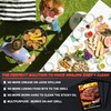 BBQ Grill Mat Set of 6+1, Reusable Non-Stick BBQ Mat,