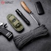 TH1 Tactical Flashlight Holster Duty Belt Pouch Open-end Stretchable Rotatable