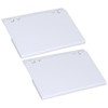 2pcs Skimmer Assembly Plastic Replacement Swimming Pool Gate Weir Baffle