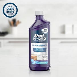 Shark Hydro Multi-Surface Concentrate with Odor Neutralizing Technology, Formulated for Use in All Hydro Wet & Dry Cleaners, Use on Sealed Hardwood, Tile, Laminate, & Stone, 16oz, WWCM16