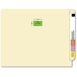 Flu Vaccine Label 1-1/2" x 7/8" Fluorescent Green/Black, Immunization Chart Sticker with Date Field, Permanent Adhesive, 250 Stickers/Box, Doctor Stuff