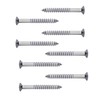 Musiclily 5x45mm Neck Plate Screw Screws, Chrome(Pack of 8)