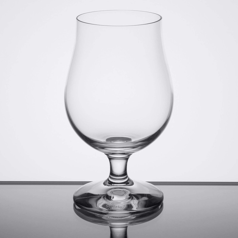Stolzle Lausitz Bierpokale German Made Crystal Berlin Beer Glass Belgian