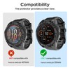 ISABAKE Protector Case for Fenix 8 AMOLED 51mm, Soft TPU