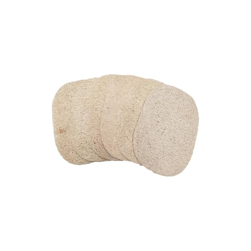 Esponjas naturales de lufa WOCATS WMFQ06 paquete de 6 para