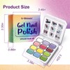 U-Shinein Gradient Gel Nail Set,12 Bright Color for Ombre Nail