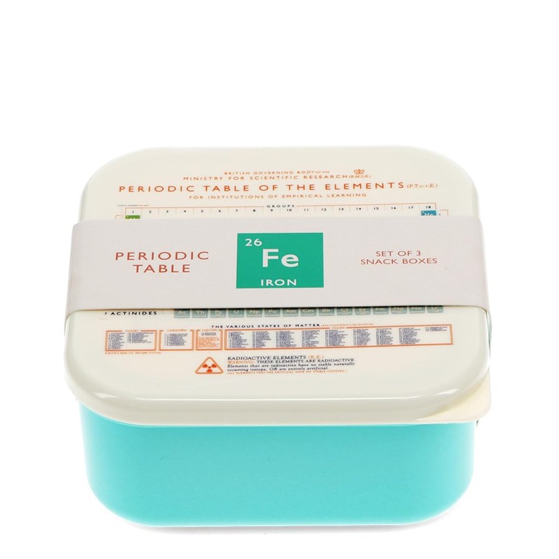 Rex London Snack Boxes (set of 3) - Periodic Table