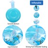 6 Pack Inflatable Mermaid Drink Holder, LIYDE Drink Floaties Floating