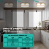 Flynix 12.5 Inch LED Flush Mount Ceiling Light Fixture, 26W,