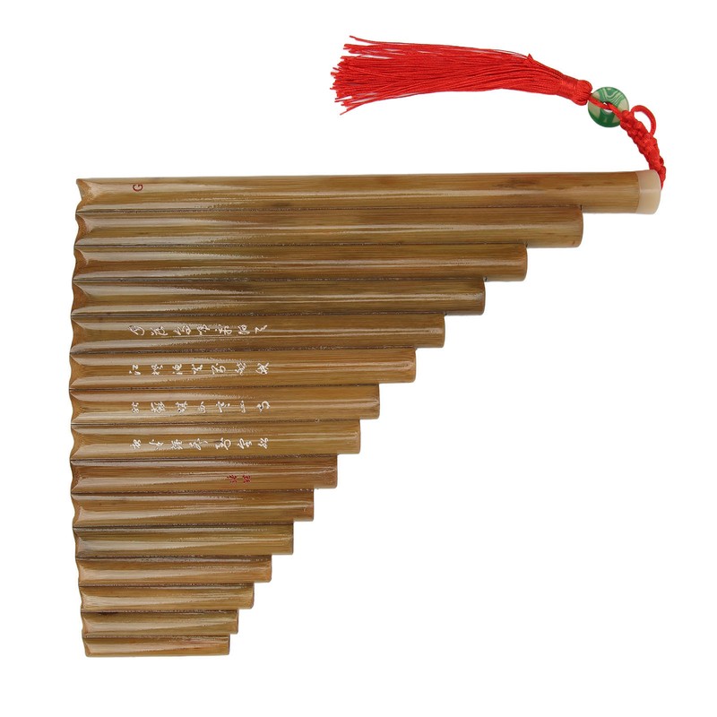 Pan Flute 15 Pipes G Key Chinese Traditional Musical Instrument