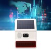 Solar Alarm Wireless DC 5V 433MHz 100dB Infrared Sensor IP65