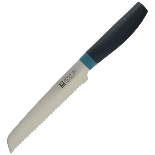Zwilling Now S 53040-131 Now S Utility Knife, 5.1 inches (130 mm), Blue, Made in Germany, Pan, Tomato, Vegetable Knife, Full Steel, Dishwasher Safe, Solingen