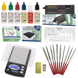 JSP/GTE Electronic Scale Gold Silver Jewelry Test Kit 10K 14K 18K 22K 24K Tester 999