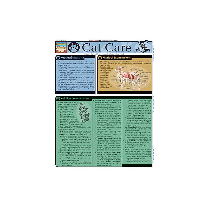 QuickStudy Cat Care