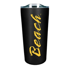 Cal State Long Beach Double Walled Soft Touch Tumbler, Design-2 - Black
