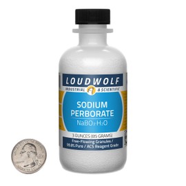 Sodium Perborate / 3 Ounce Bottle / 99.8% Pure ACS Reagent Grade/Free-Flowing Granules