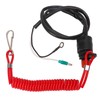Outboard Engine Kill Switch ABS Waterproof Telescopic 75mm Marine Motor