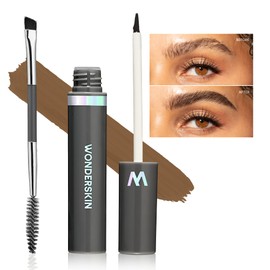 Wonderskin Dream Brow Eye Brow Gel, Waterproof Eyebrow Filler, Long Lasting Eyebrow Mascara, Transfer Proof Brown Tinted Brow Gel (Brunette)