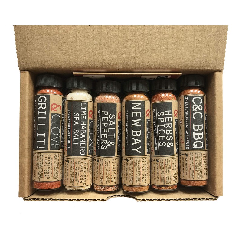 BBQ Grilling Spice & Rub Gift Set by Crimson and