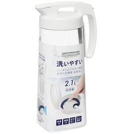 Iwasaki Industrial Cold Water Bottle K-1286 W Seamless Pitcher, 0.7 gal (2.1 L), Made in Japan, White