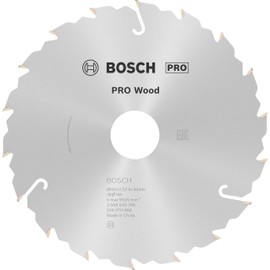 Bosch 1 x Pro Wood circular saw blade for cordless hand-held circular saws (for softwood, hardwood, diameter mm, professional accessories, hand circular saw)