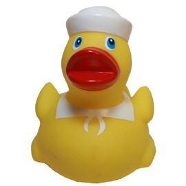 MORTENTR Rubber Ducks Family Patriotic Navy Sailor Rubber Duck, Brand Bathtub Toys That Floats Upright, Rubber Ducky Birthday Party Favors Gift, All Depts. American c