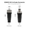 Eonvic - Conector de sensor industrial M12 de 5 pines