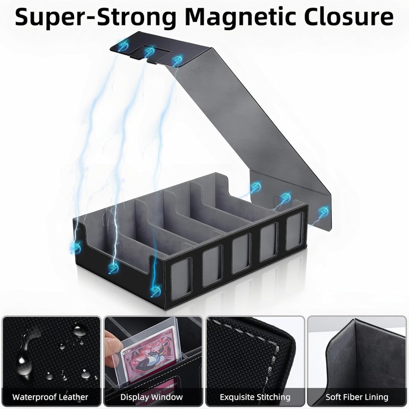 3900+ Trading Card Storage Box - 5-Row Bulk Sports Card