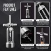 Drincarier screwpull-levers wine opener corkscrew self pulling corkscrew 18/8 stainless
