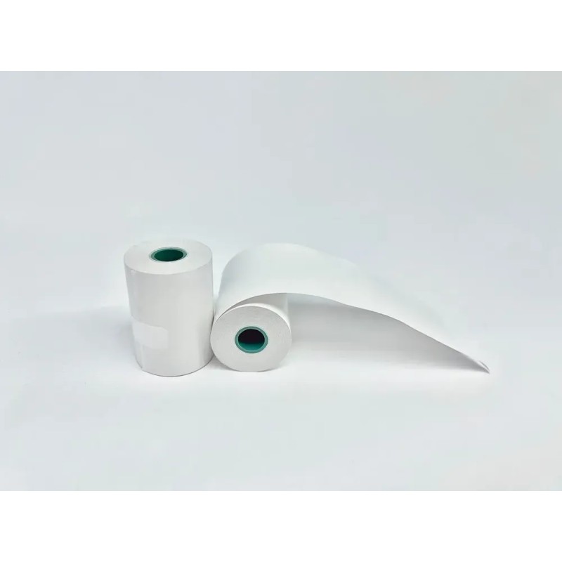 50 Rollos Papel Térmico Miniprinter 57x40 Impresora 58mm Color Blanco