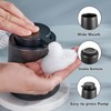 Eyrozia Matte Black Bathroom Accessory Set - 3pcs Ceramic Soap