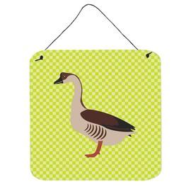 Caroline's Treasures Chinese Goose Green Metal Print, 6" H x 6" W, Multicolor