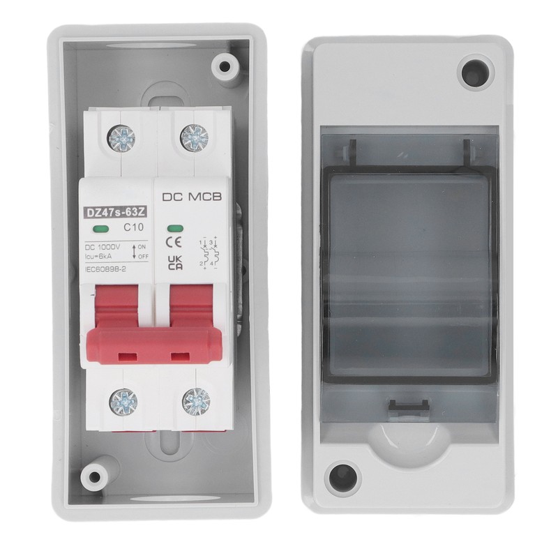 2P DC Circuit Breaker IP65 Waterproof Miniature DC Isolator Switch