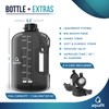 AQUAFIT 4 Litre Water Bottle with Straw - 1 Gallon-