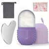 Set de rodillo de silicona y raspador de acero inoxidable