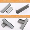 MOROBOR Finger Edge Pull, 8pcs Concealed Handle Modern Style Drawer