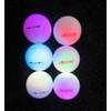 6 pcs A99 Golf Twilight Light-up Multi-Color Flashing Golf Balls