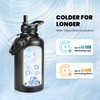 RAYMYLO Insulated Water Bottle 64 oz, Triple Wall Vacuum Stainless