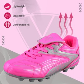 Vizari Striker - Tacos de fútbol para jóvenes de Primera Calidad para un Rendimiento Mejorado en el Campo, Zapatos de fútbol para niños con construcción Duradera, Agarre Superior y Ajuste cómodo,