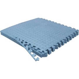 Venbytech for 12 SkyBlue Exercise Mat EVA Foam Interlocking Tile Gym Floor Fitness Yoga Workou
