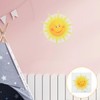 IMIKEYA Sun Wall Sticker Smiling Sun Wall Sticker Wall Decoration