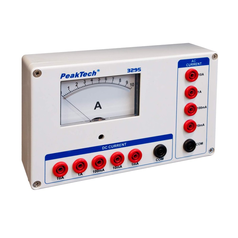 PeakTech 3295 Analogue Ammeter 1mA 10mA 100mA 1A10A AC/DC