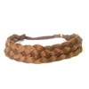 BOBIYA 5 Strands Synthetic Hair Braided Headband Classic Chunky Wide