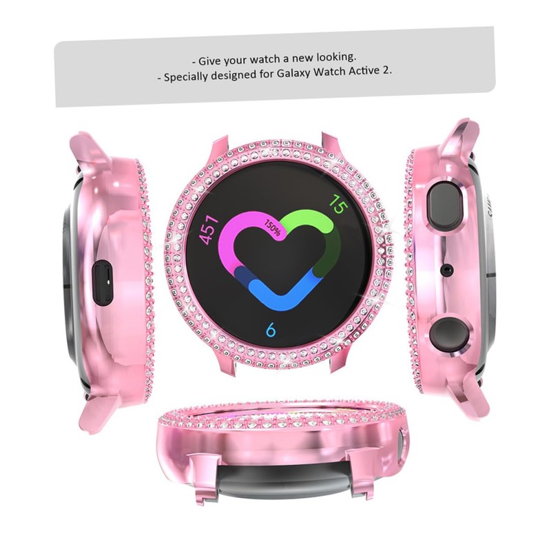 jojofuny Watch Active 2 44mm Watch Protective Case Frame Full
