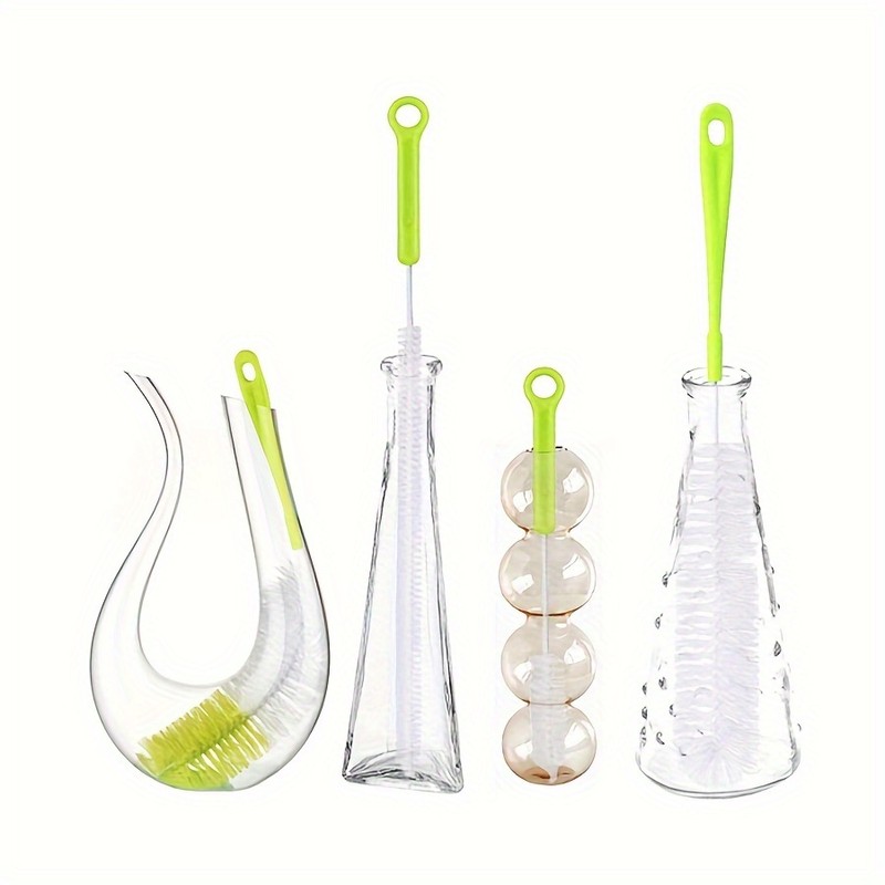 8-Piece Bottle Cleaning Brush Set with Long Handles and Assorted