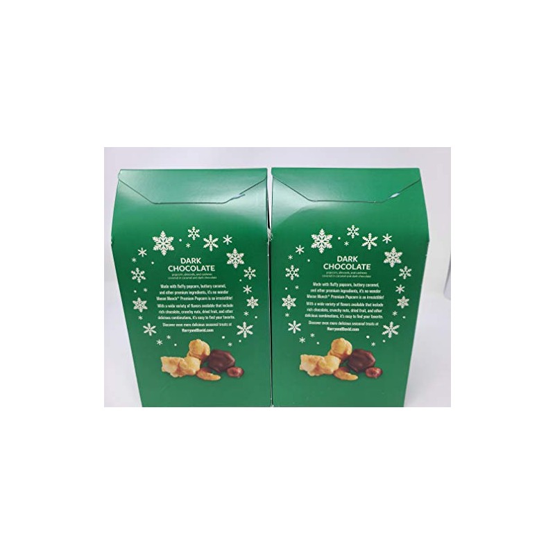Harry & David Holiday Moose Munch Premium Popcorn Dark Chocolate