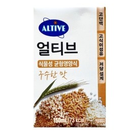 CJ Altive Balanced Nutritional Food Savory Flavor 150ml 48 packs / 씨제이 얼티브 균형영양식 구수한맛 150ml 48개