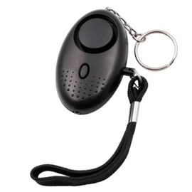 Personal Alarms For Women - 2 Pack Reusable Police Approved 150DB LOUD Security Alarms Keychain with LED Light, Small Personal Safety Alarm for Women Girls Kids and Elderly (1, Black)