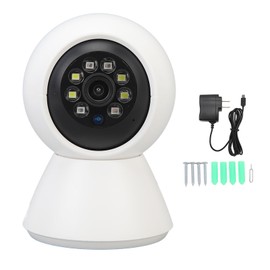 Baby Security Monitor Wireless 360 Degree Intelligent 2 Way Audio Baby Camera 100‑240V US Plug